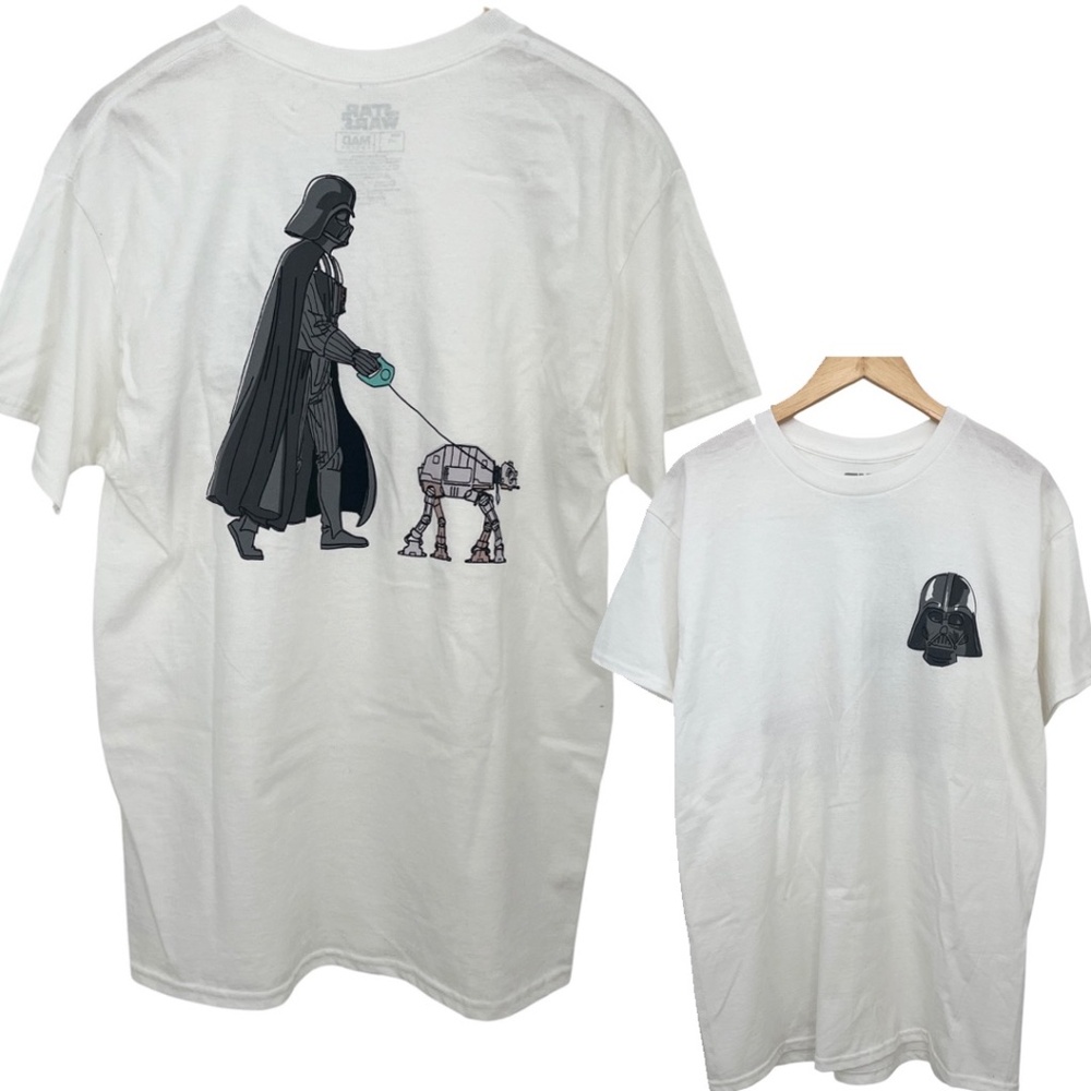 NWOT Darth Vader AT-AT Walker T-Shirt Star Wars Men’s Large